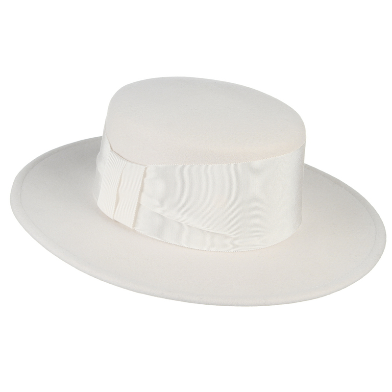 100% Wool White Autumn Winter  - đánh giá và giá Fedora Hat Wool